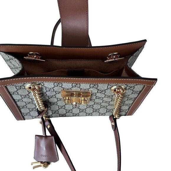 Authentic Gucci Padlock GG Small Shoulder Bag - Picture 3 of 11